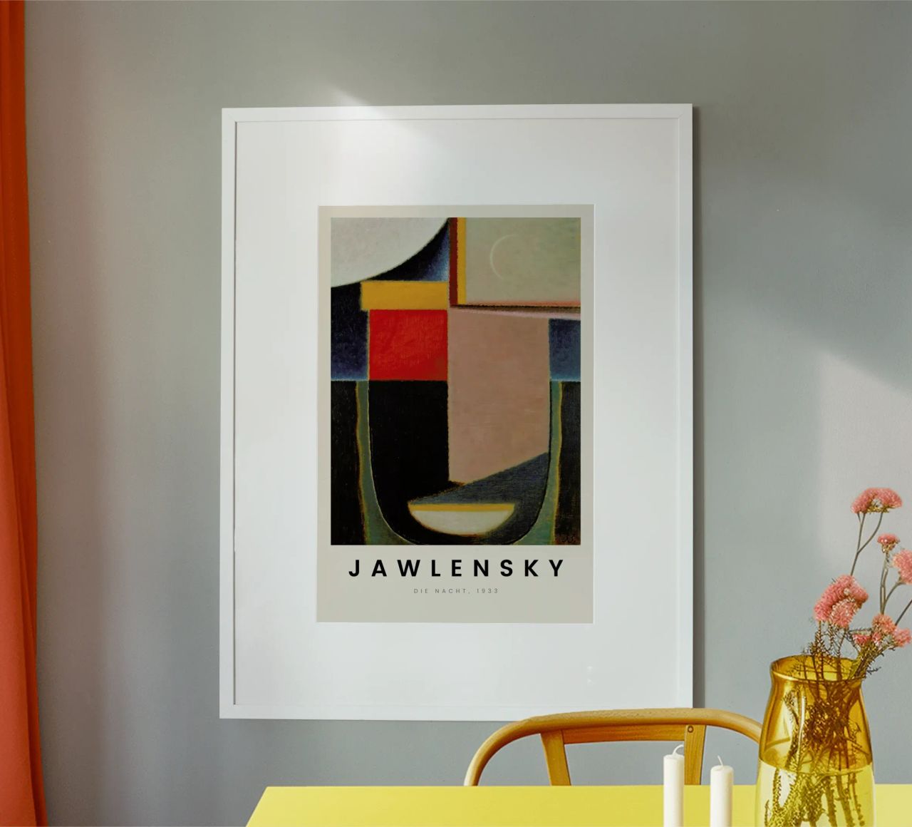 Alexej von Jawlensky - Die Nacht poster van ARTOTHEK