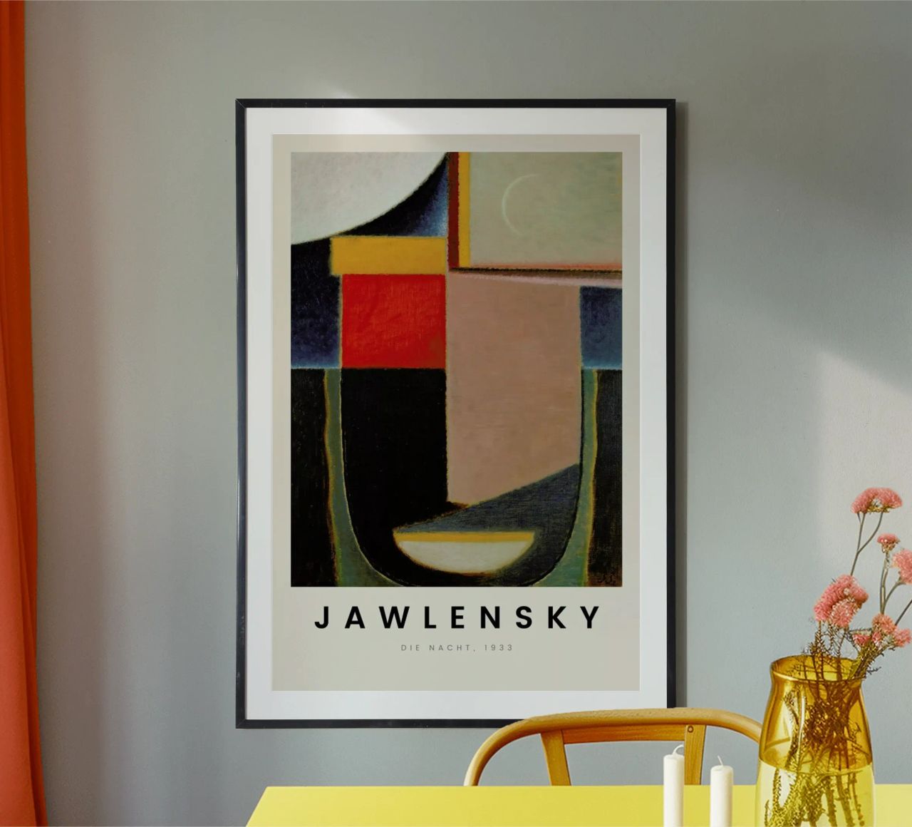 Alexej von Jawlensky - Die Nacht poster van ARTOTHEK