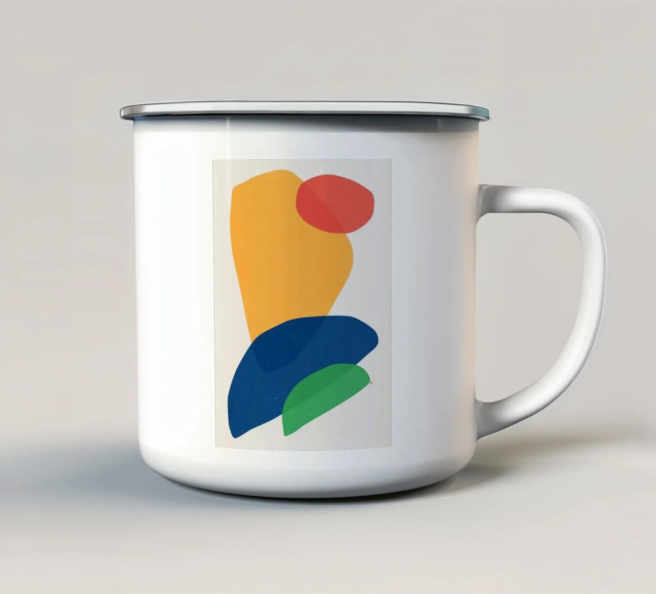 Arte non complicata n. 21 tazza in smalto da Maria studio