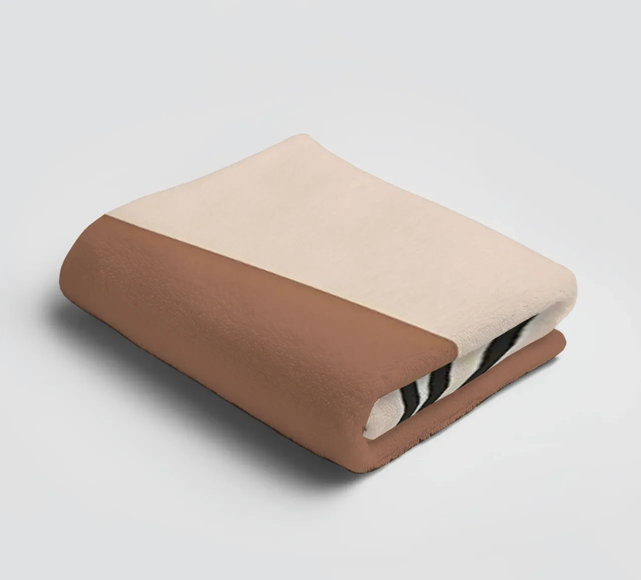 Modern leaf line art towel by Aiden Garcia