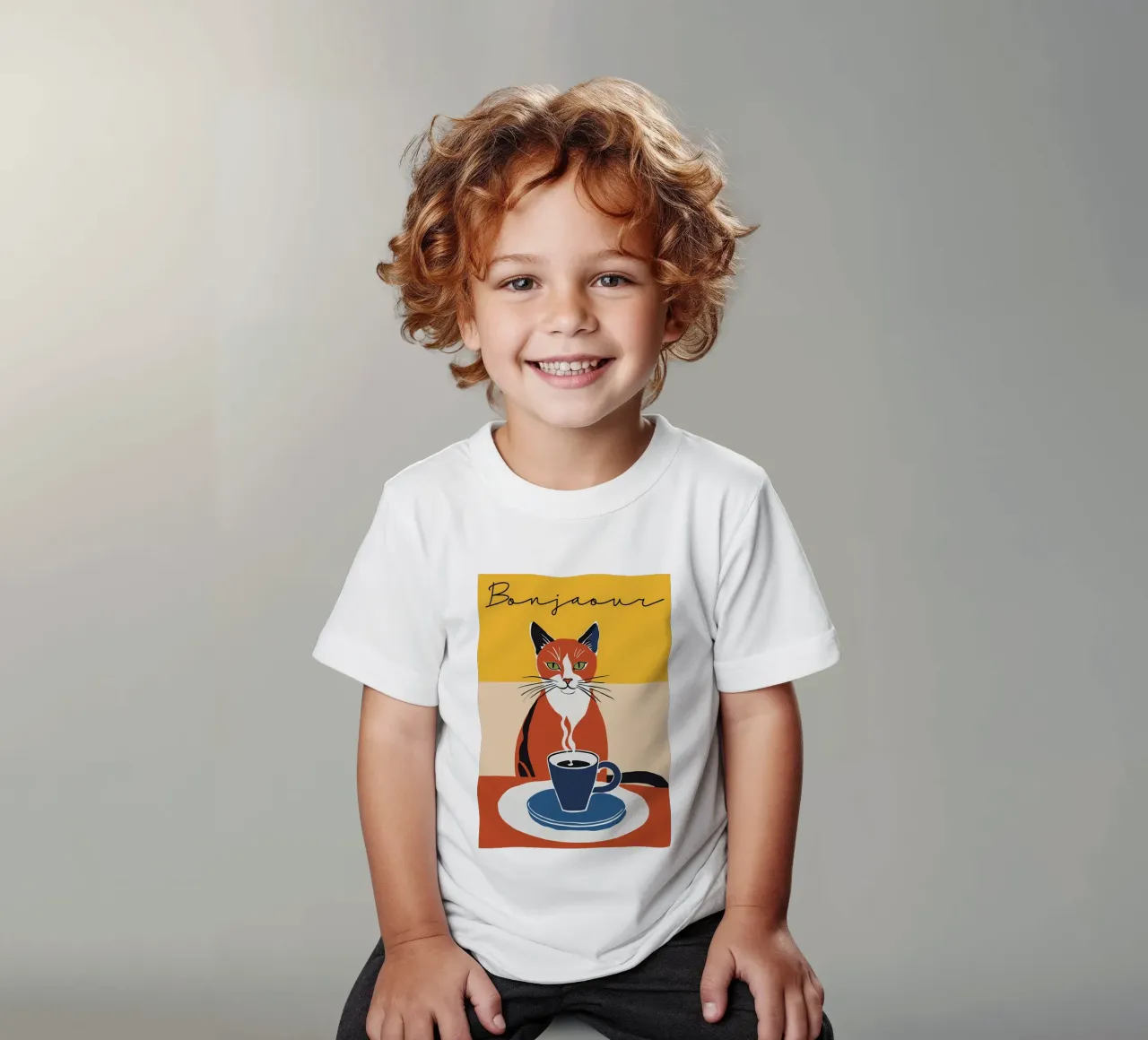 Guten Morgen! Kinder T-Shirt von Bartosz Powalka