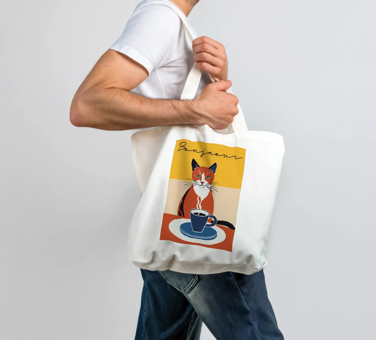Good morning tote bag by Bartosz Powalka