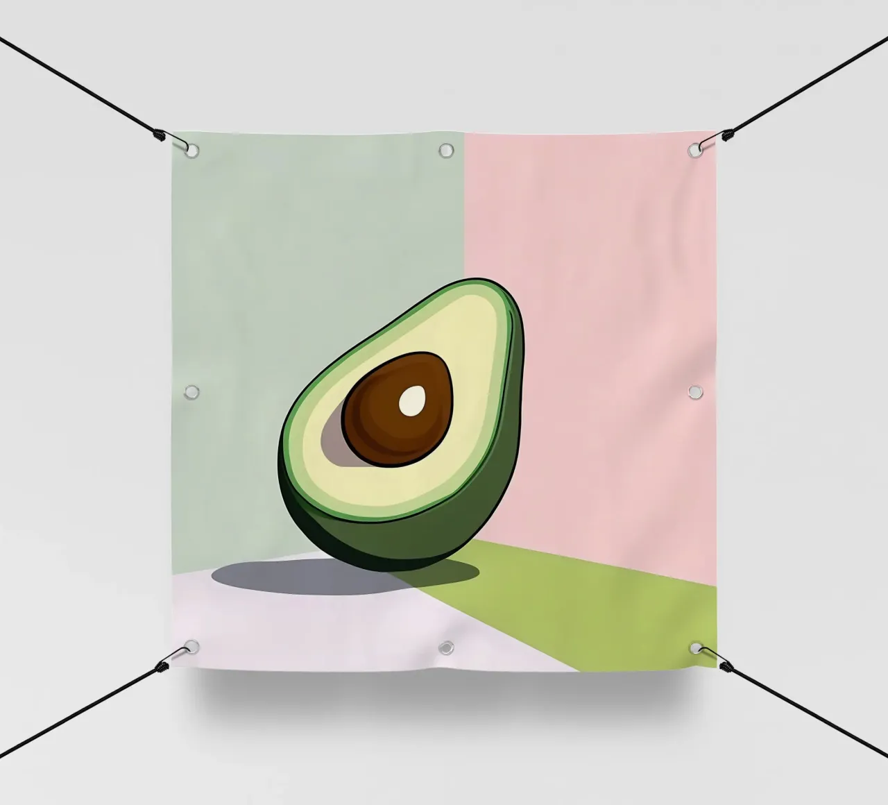 Avocado_Stil_A_3 telo in pvc da Pink- und LoveArt by LK