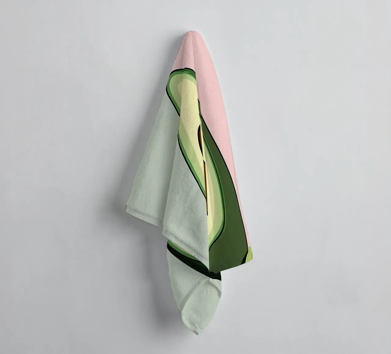 Avocado_Stil_A_3 asciugamano da bagno da Pink- und LoveArt by LK