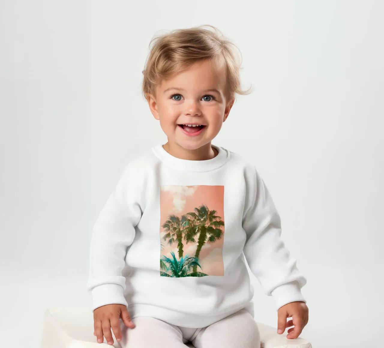 Palmen Sommer Vibes 2 Baby Sweatshirt von Matthew Katz