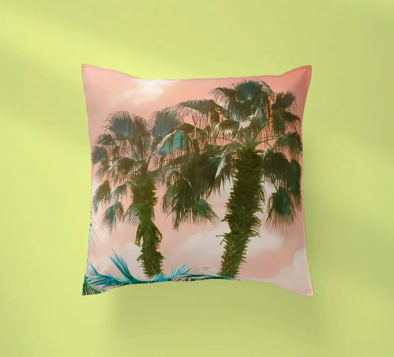 Palme Summer Vibes 2 cuscino da Matthew Katz