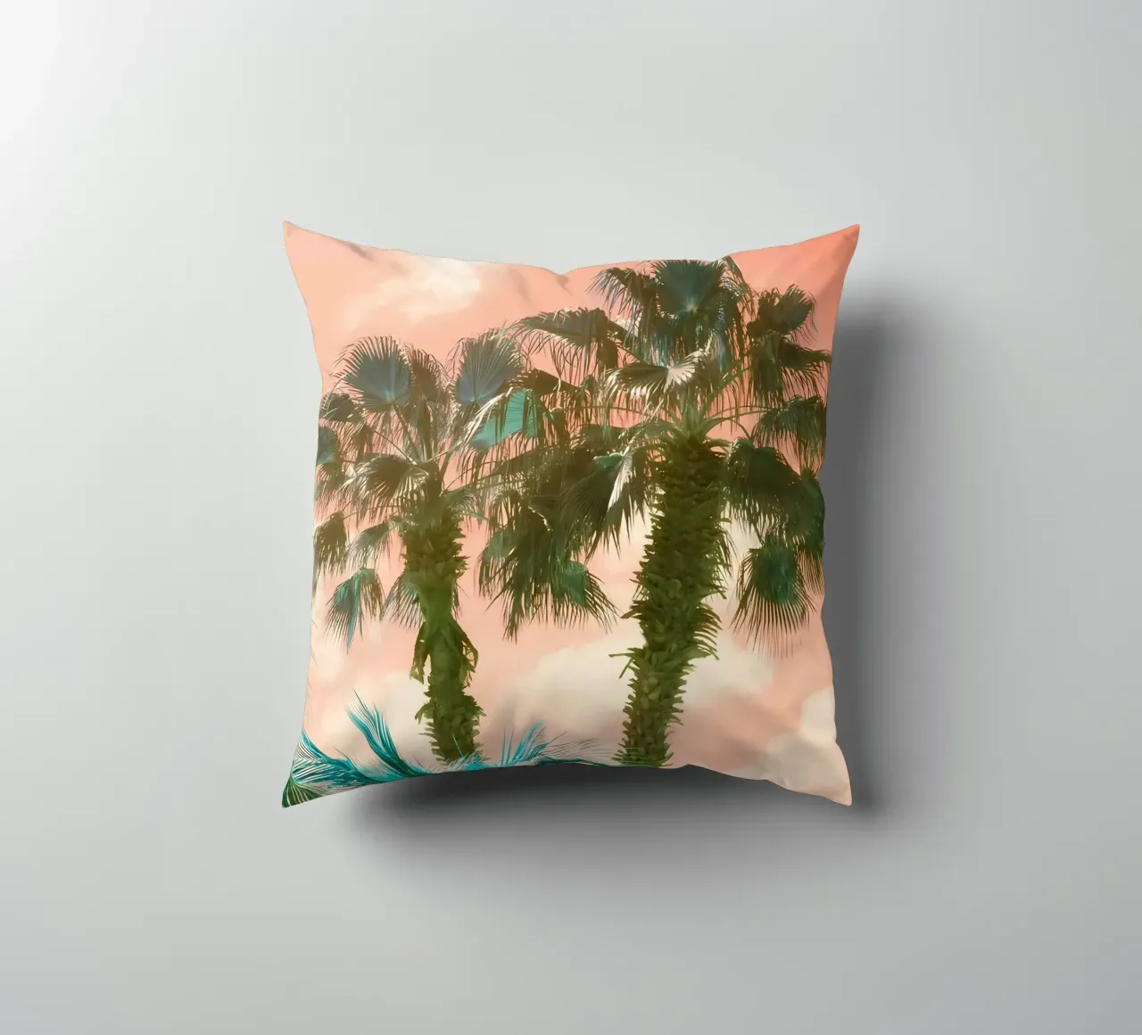 Palme Summer Vibes 2 cuscino da Matthew Katz