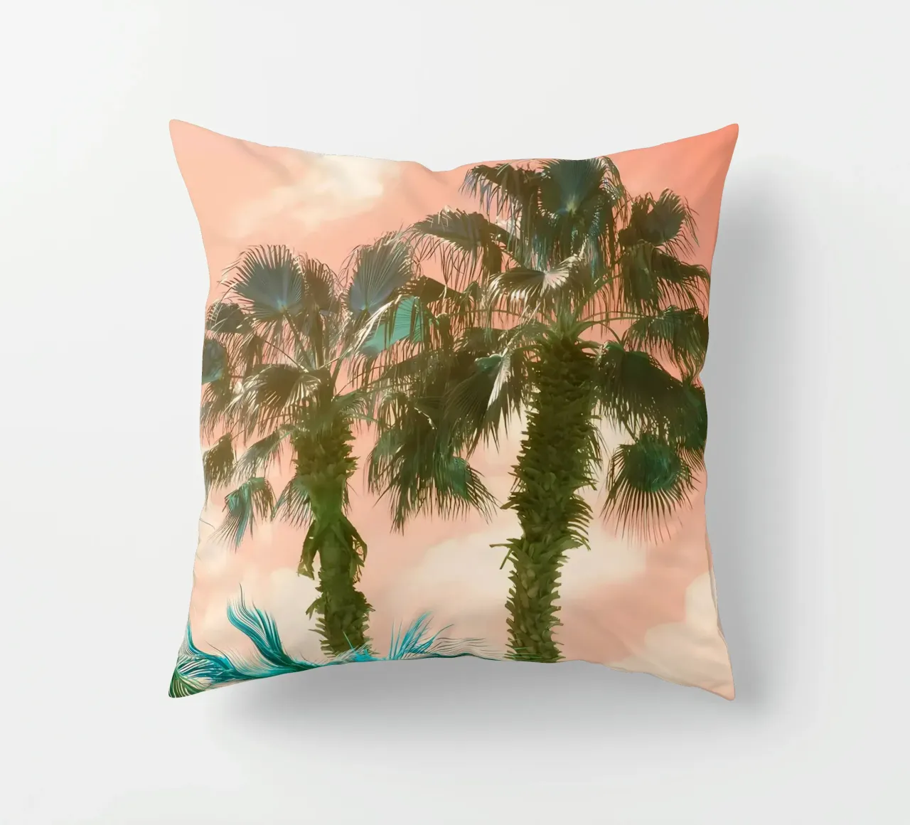 Palme Summer Vibes 2 cuscino da Matthew Katz