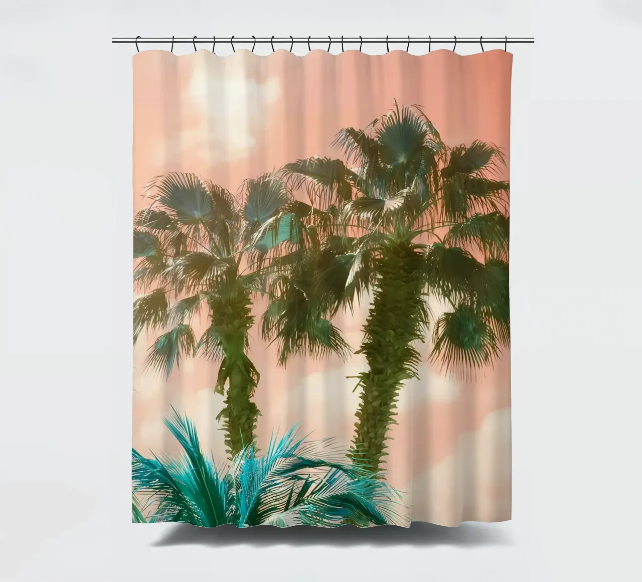 Palme Summer Vibes 2 tenda da doccia da Matthew Katz
