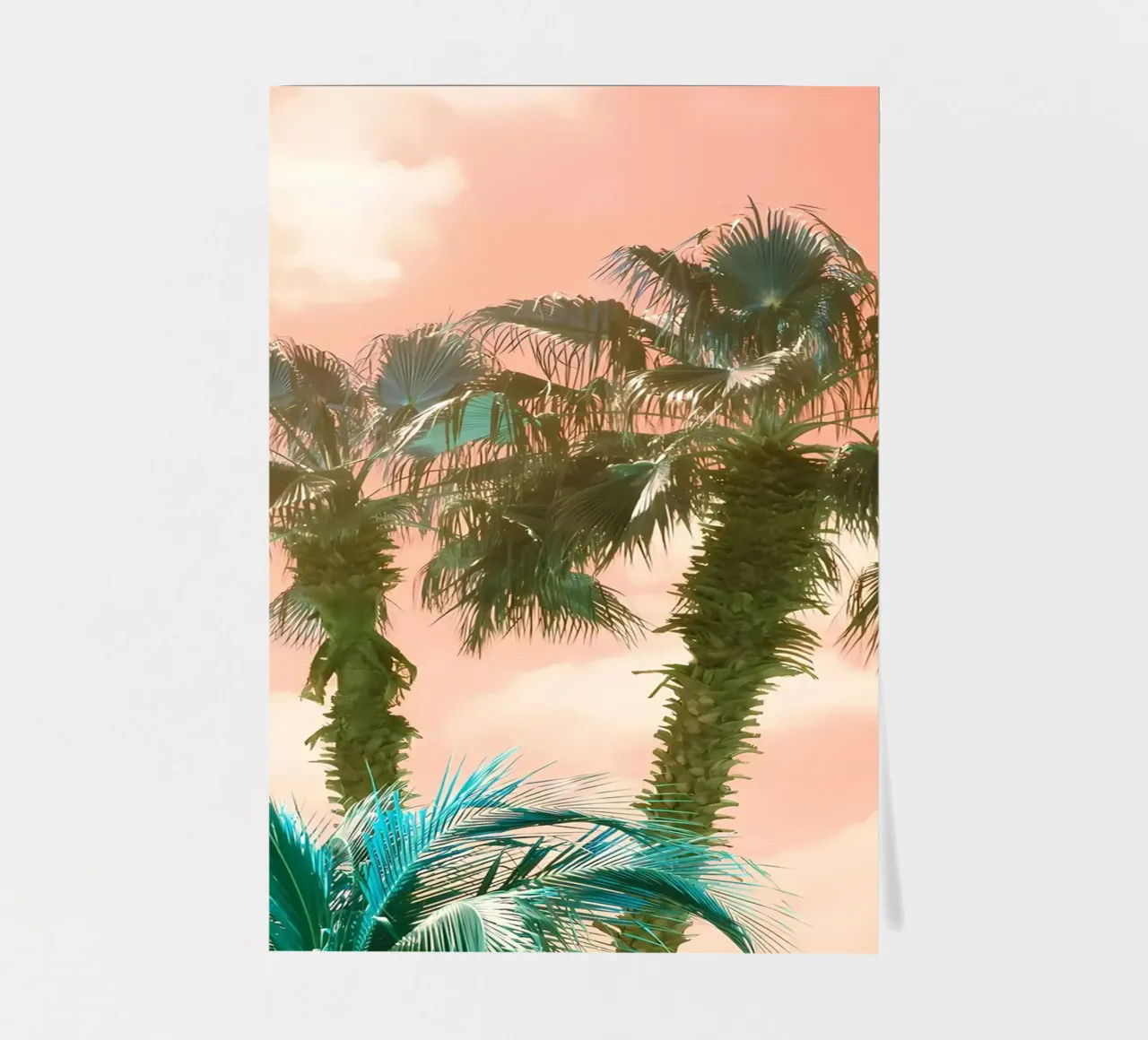 Palm Trees Summer Vibes 2 sticker sheet by Matthew Katz