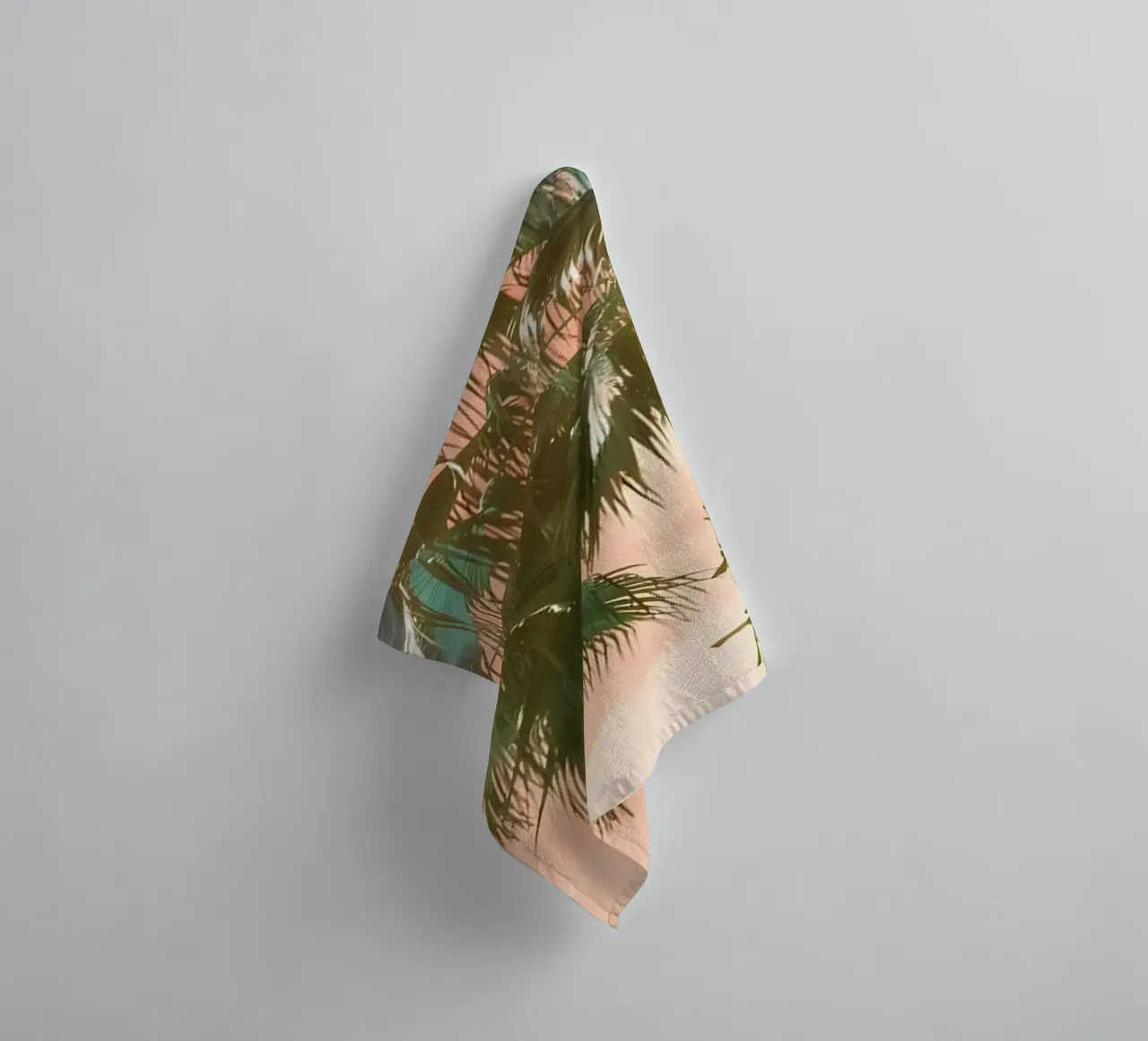 Palm Trees Summer Vibes 2 towel by Matthew Katz