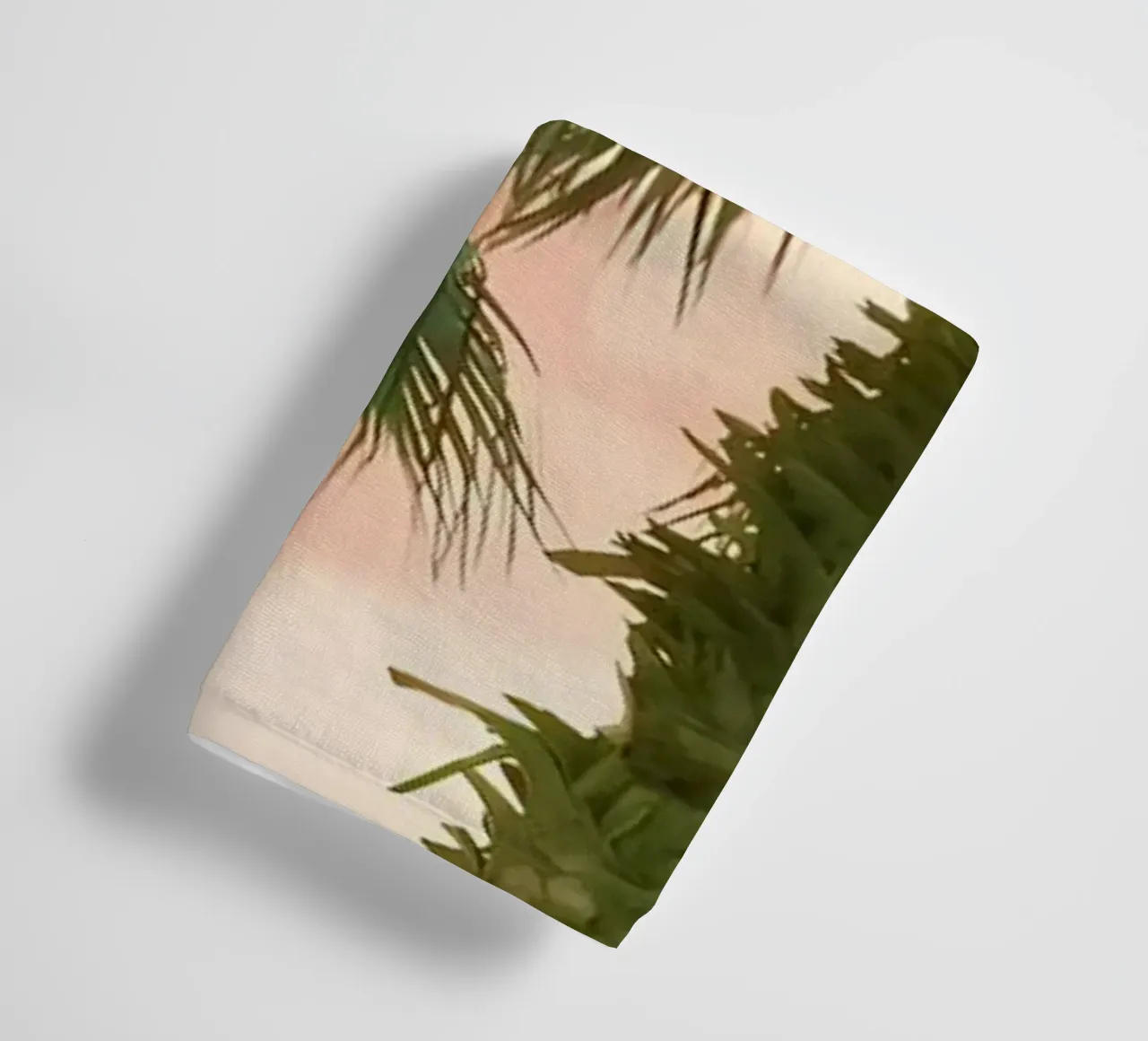 Palm Trees Summer Vibes 2 towel by Matthew Katz