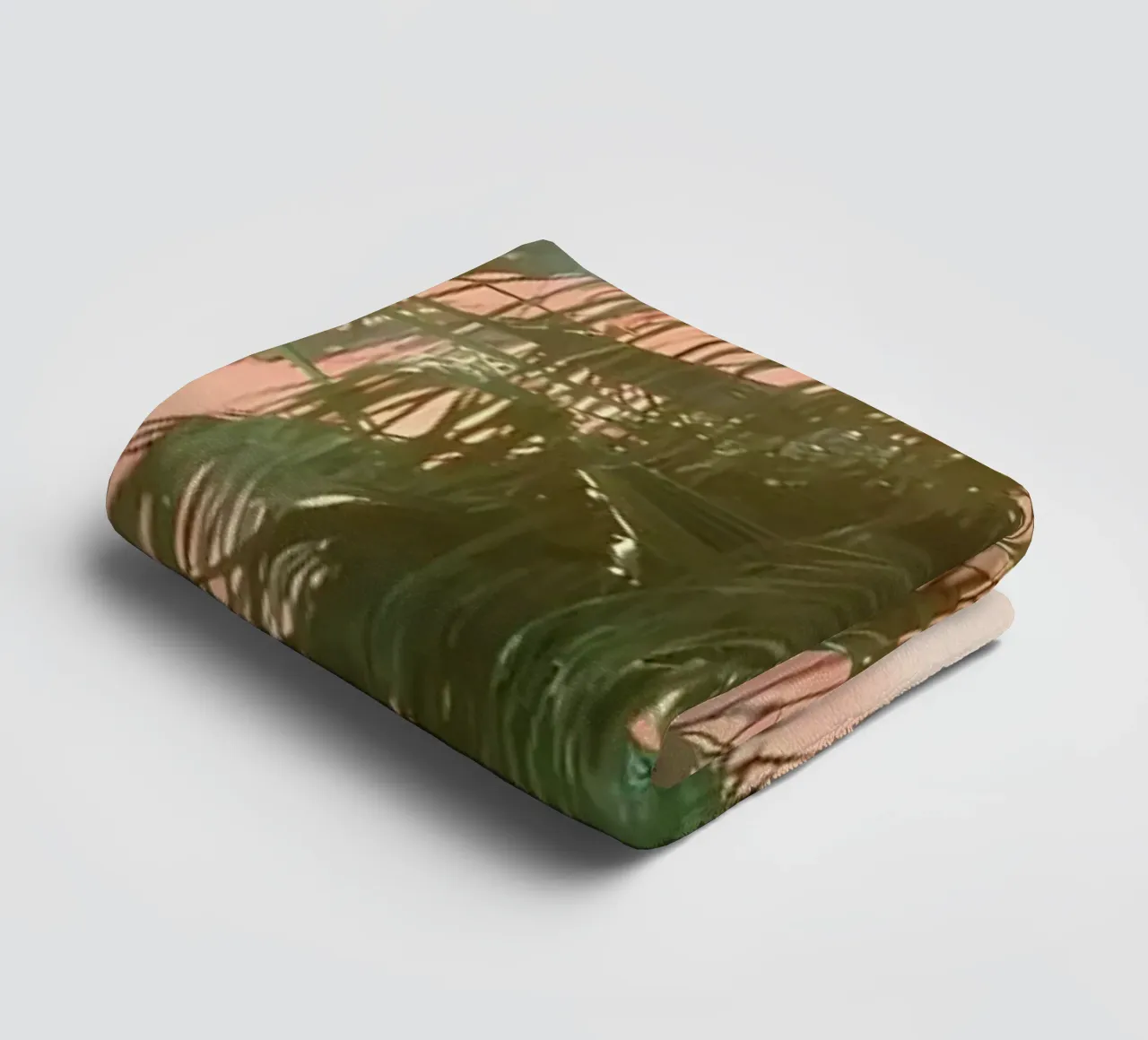 Palm Trees Summer Vibes 2 towel by Matthew Katz