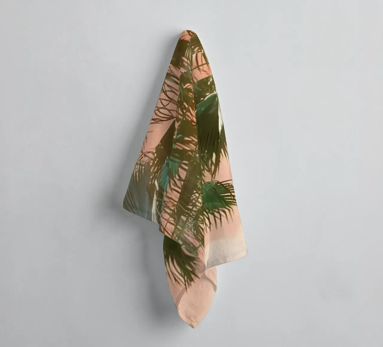 Palm Trees Summer Vibes 2 towel by Matthew Katz