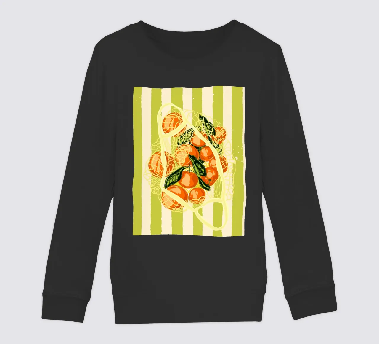 Mandarini retrò in borsa a rete felpa bambino da EDMPROJECT