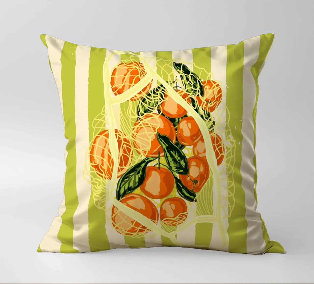 Mandarini retrò in borsa a rete cuscino da EDMPROJECT