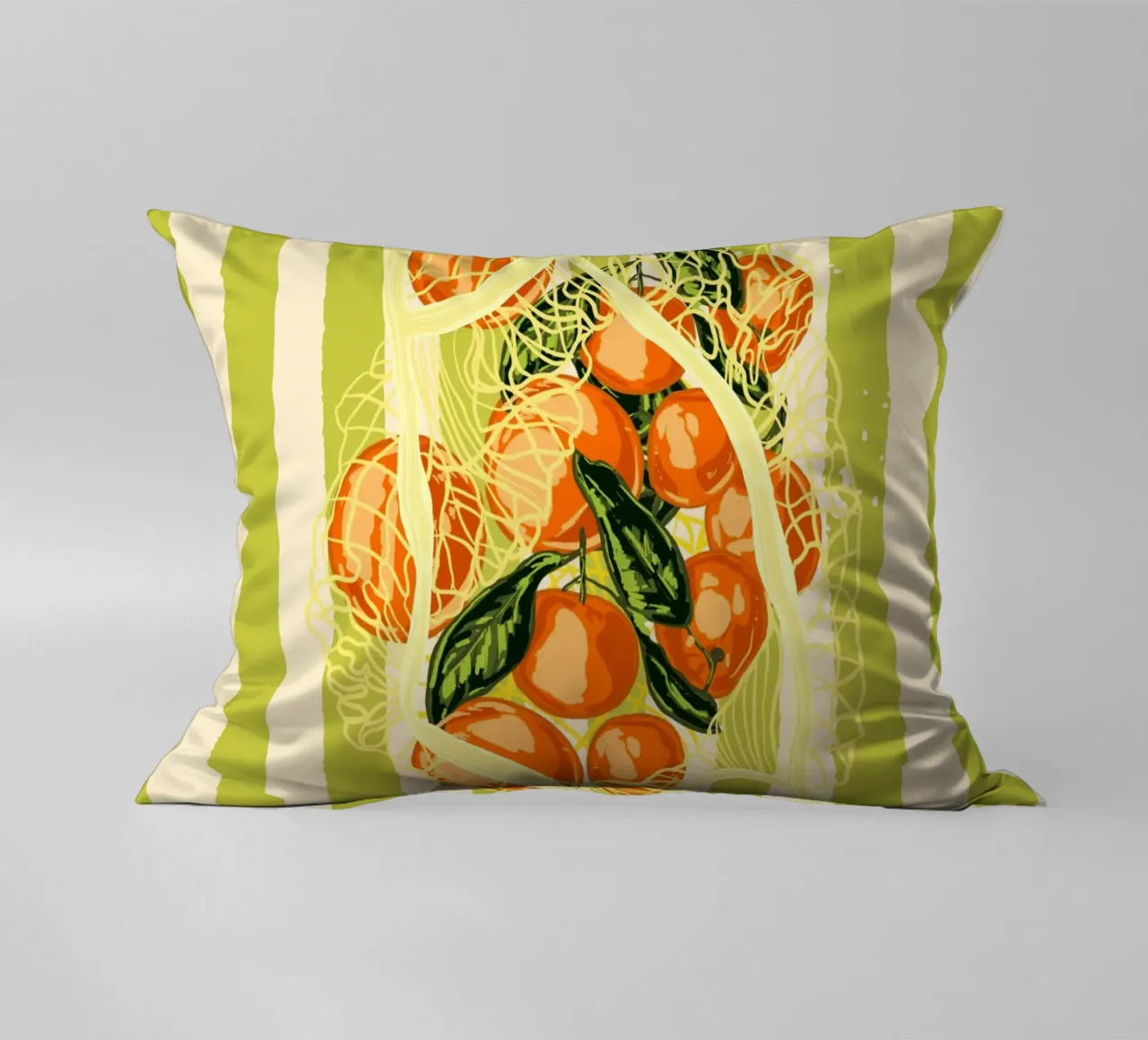 Mandarini retrò in borsa a rete cuscino da EDMPROJECT