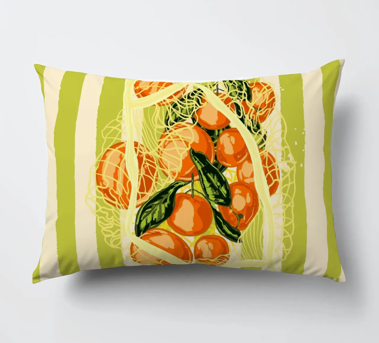 Mandarini retrò in borsa a rete cuscino da EDMPROJECT