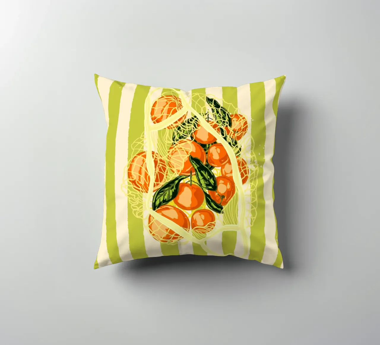 Mandarini retrò in borsa a rete cuscino da EDMPROJECT