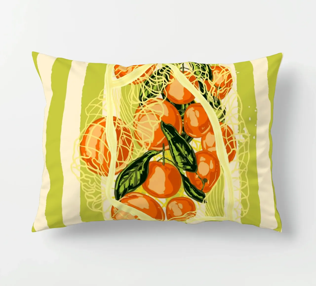 Mandarini retrò in borsa a rete cuscino da EDMPROJECT