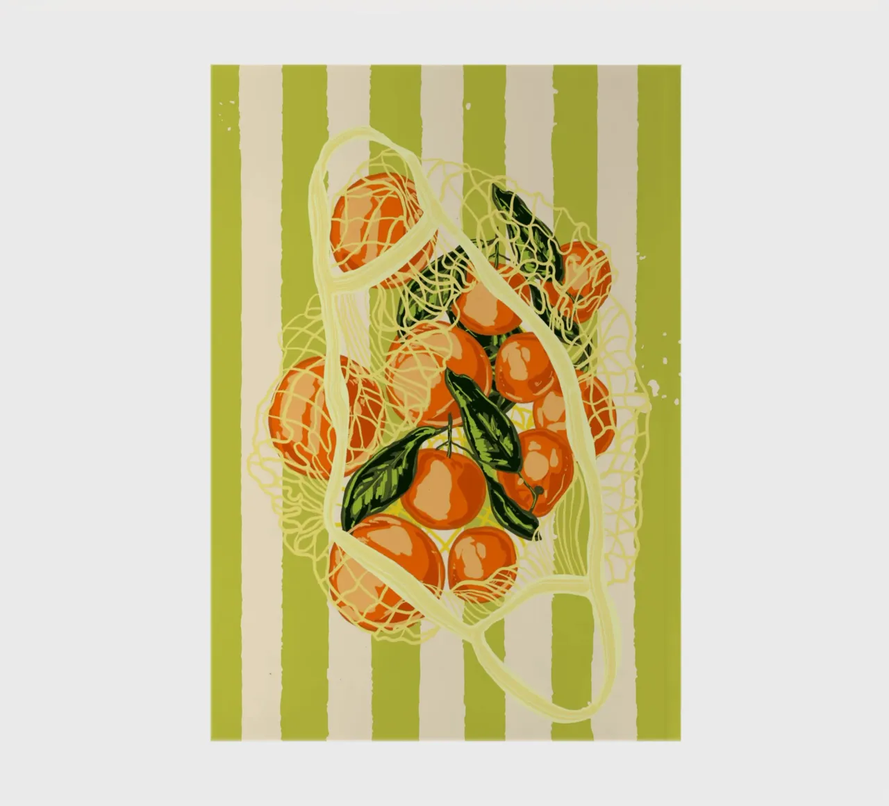 Retro Tangerines in Mesh Bag notebook by EDMPROJECT