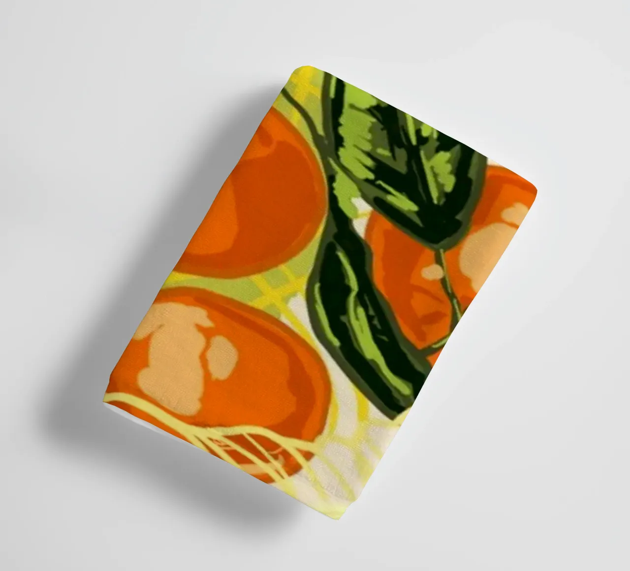 Mandarinas retro en bolsa de malla toalla de baño de EDMPROJECT