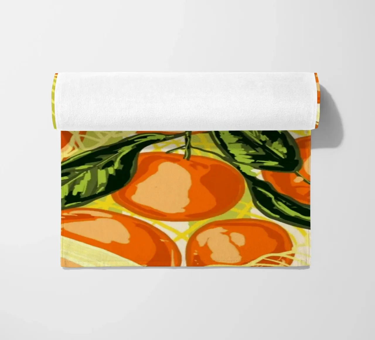 Mandarini retrò in borsa a rete telo mare da EDMPROJECT