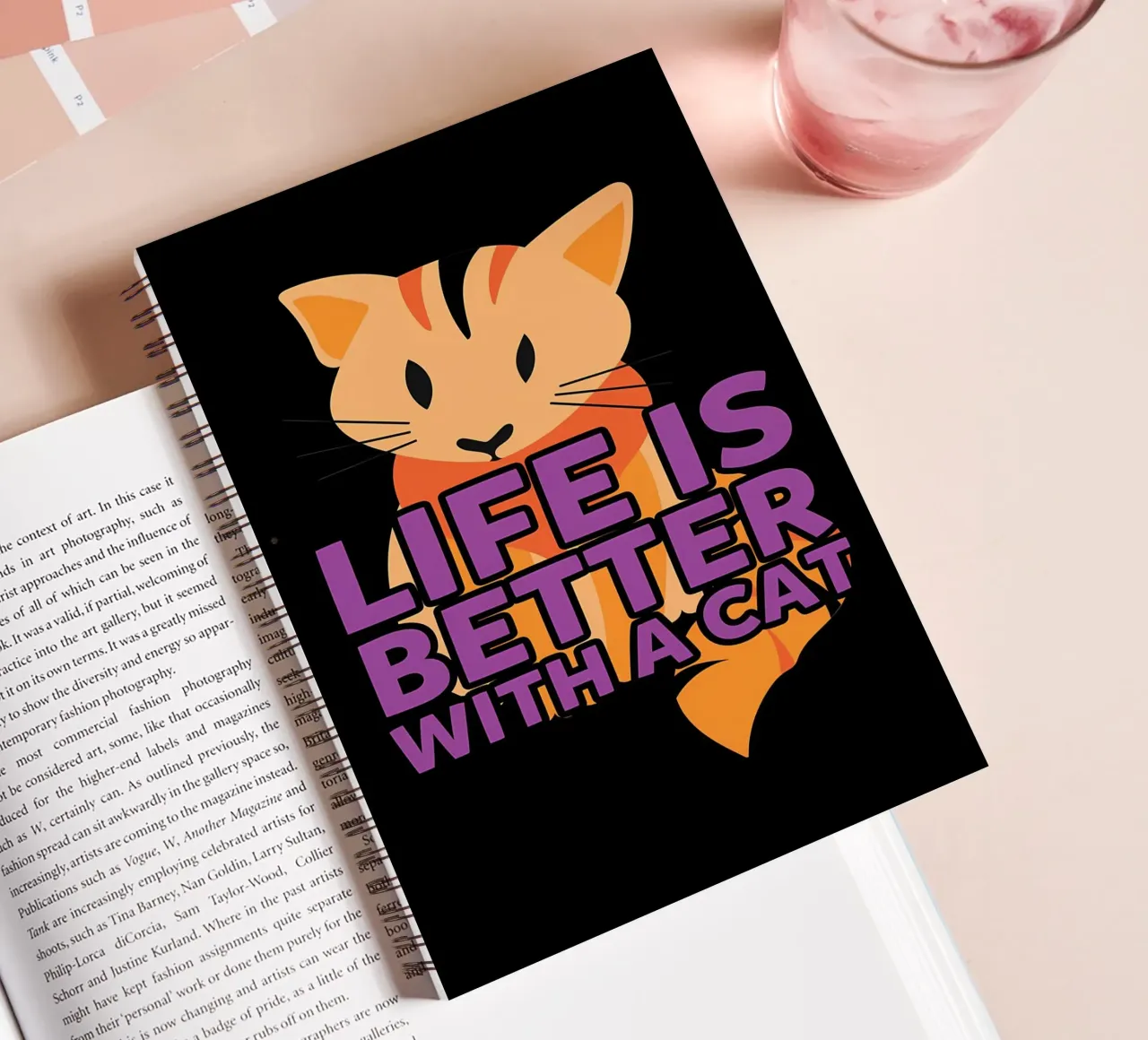Ich mag Katzen einfach sehr Ringbuch von Bartosz Powalka