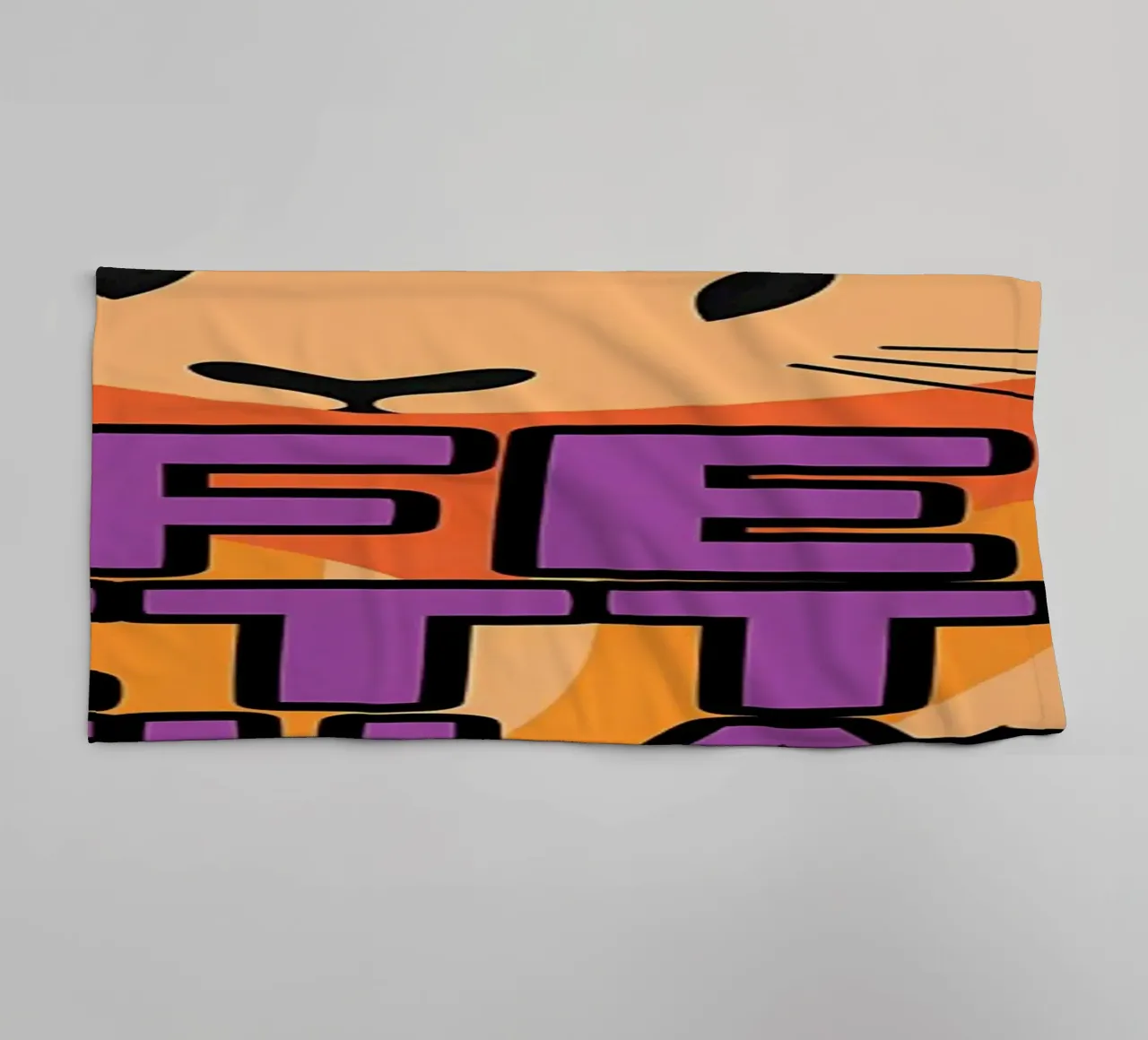 J'aime vraiment les chats Ok serviette de bain de Bartosz Powalka