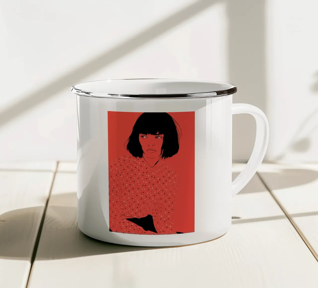 Home 04 tazza in smalto da Cranio Dsgn