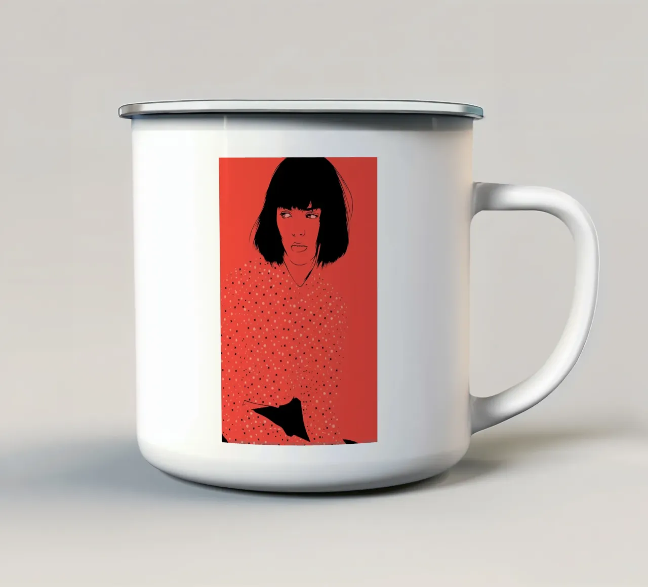 Home 04 tazza in smalto da Cranio Dsgn