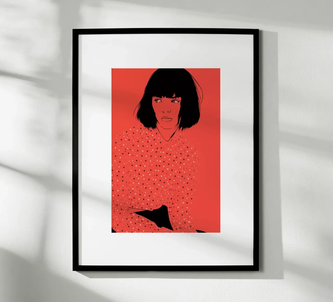 Home 04 poster con telaio in legno da Cranio Dsgn