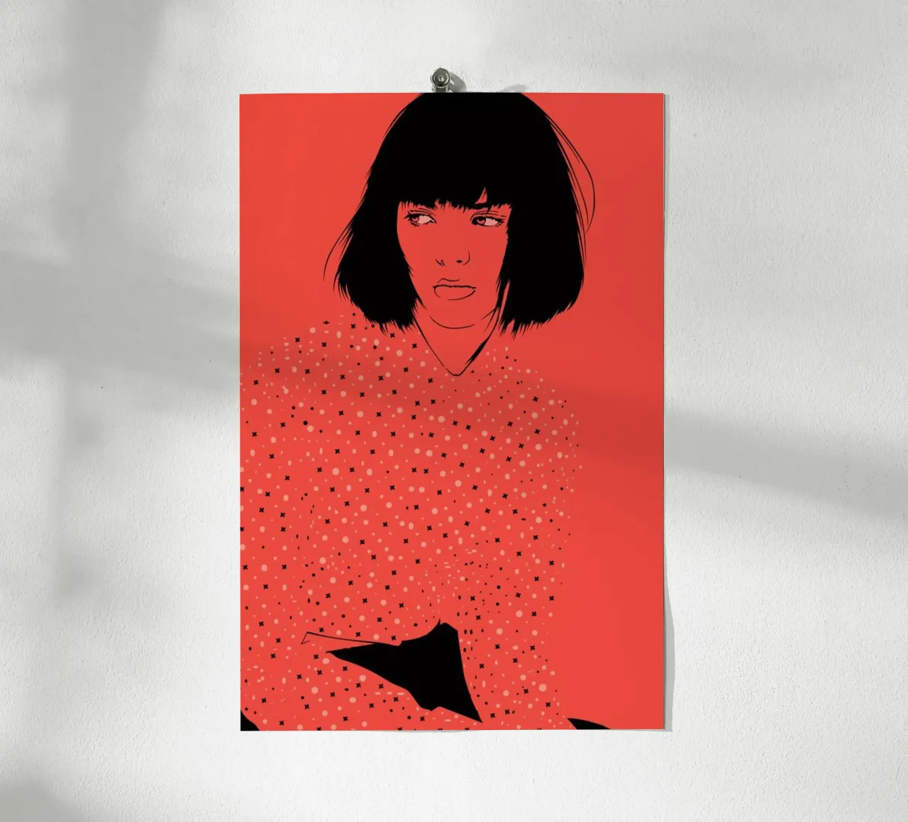 Home 04 poster con telaio in legno da Cranio Dsgn