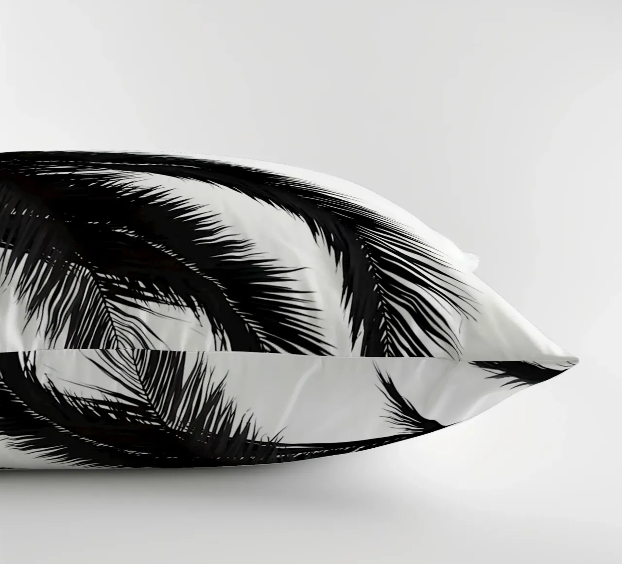 Palmleafs BW cuscino da Matthew Katz