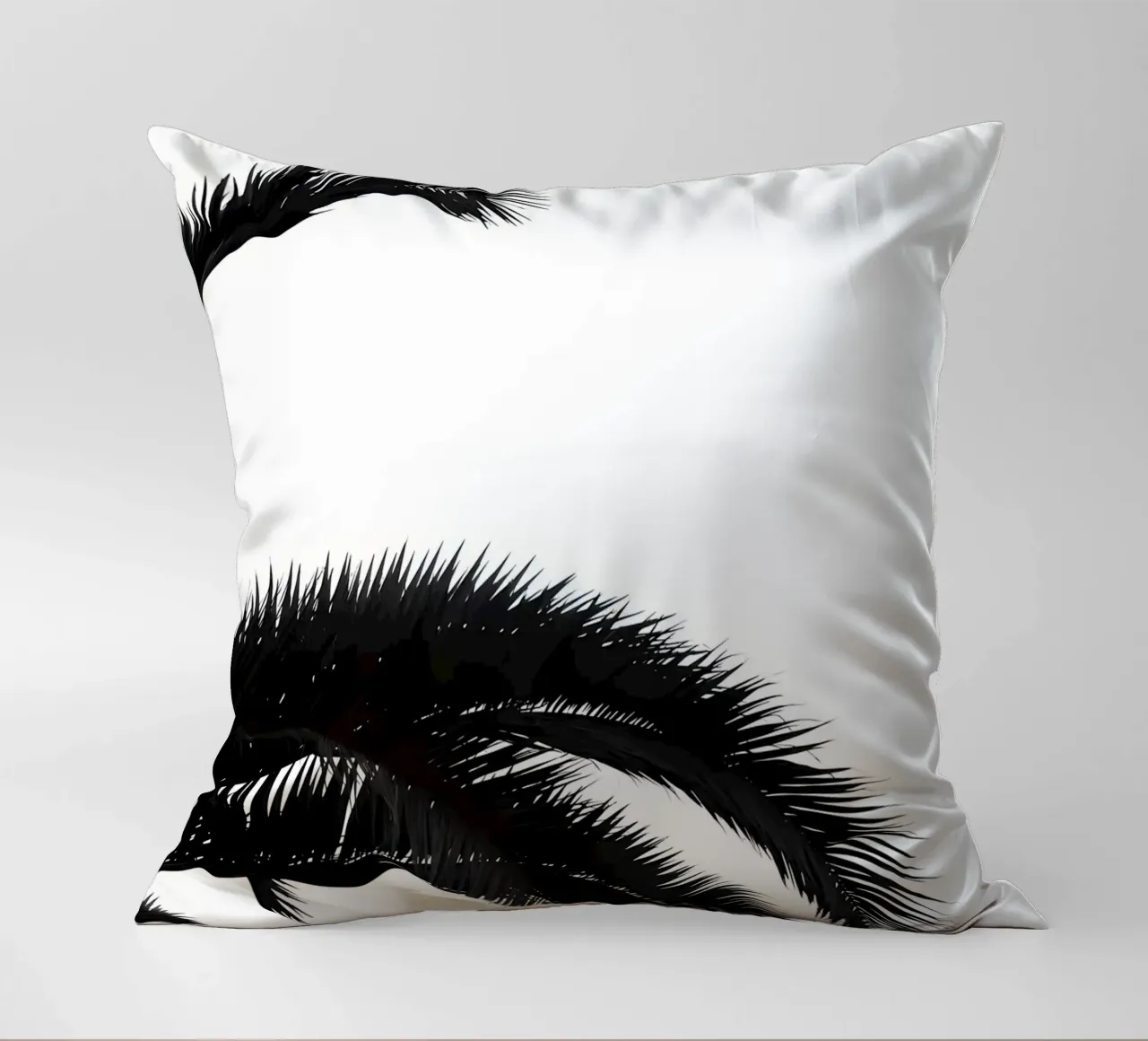 Palmleafs BW cuscino da Matthew Katz