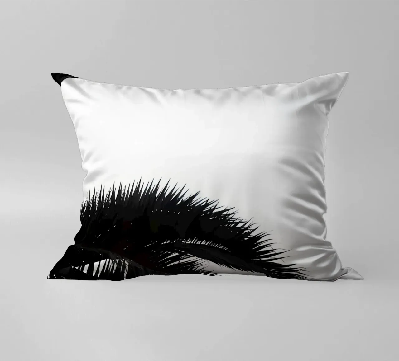 Palmleafs BW cuscino da Matthew Katz