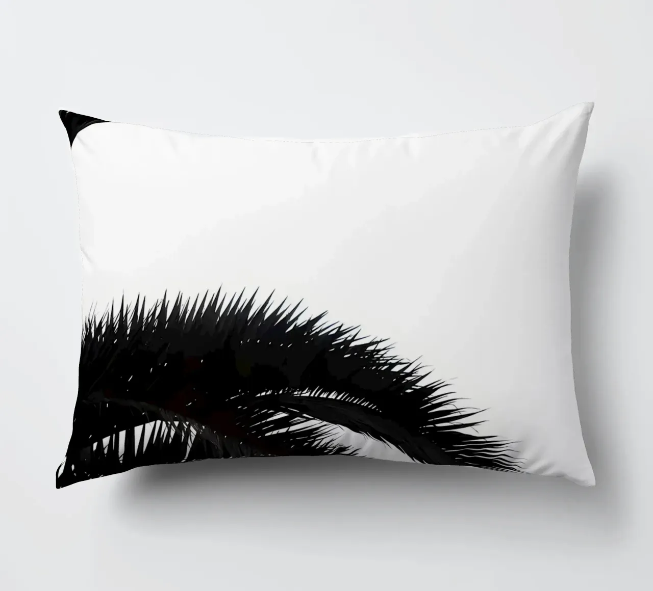 Palmleafs BW cuscino da Matthew Katz