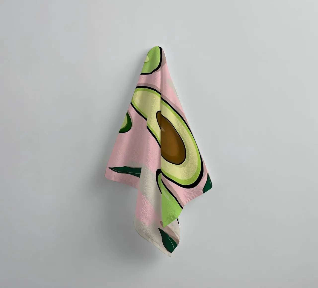Avocado_Stil_A_4 asciugamano da bagno da Pink- und LoveArt by LK