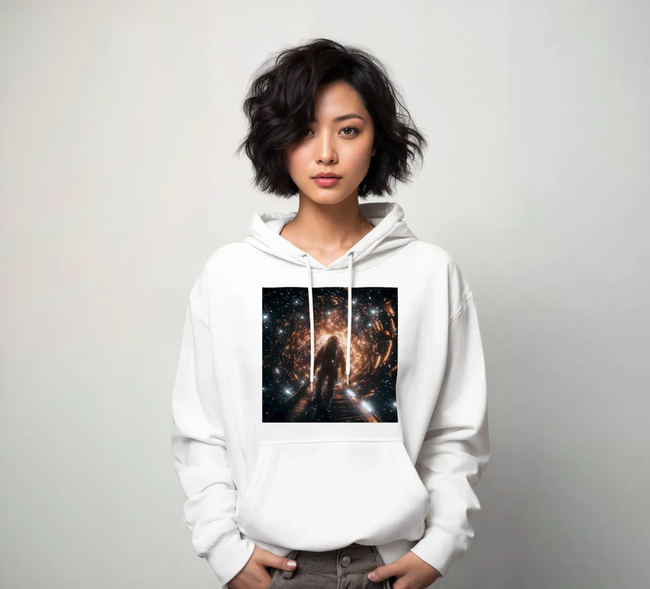 Arrival felpa con cappuccio da Stellar Dream Art