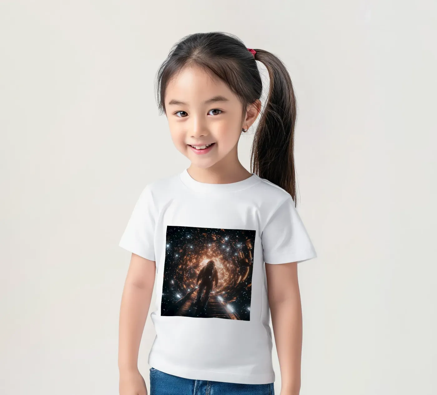 Arrival kinder t-shirt van Stellar Dream Art