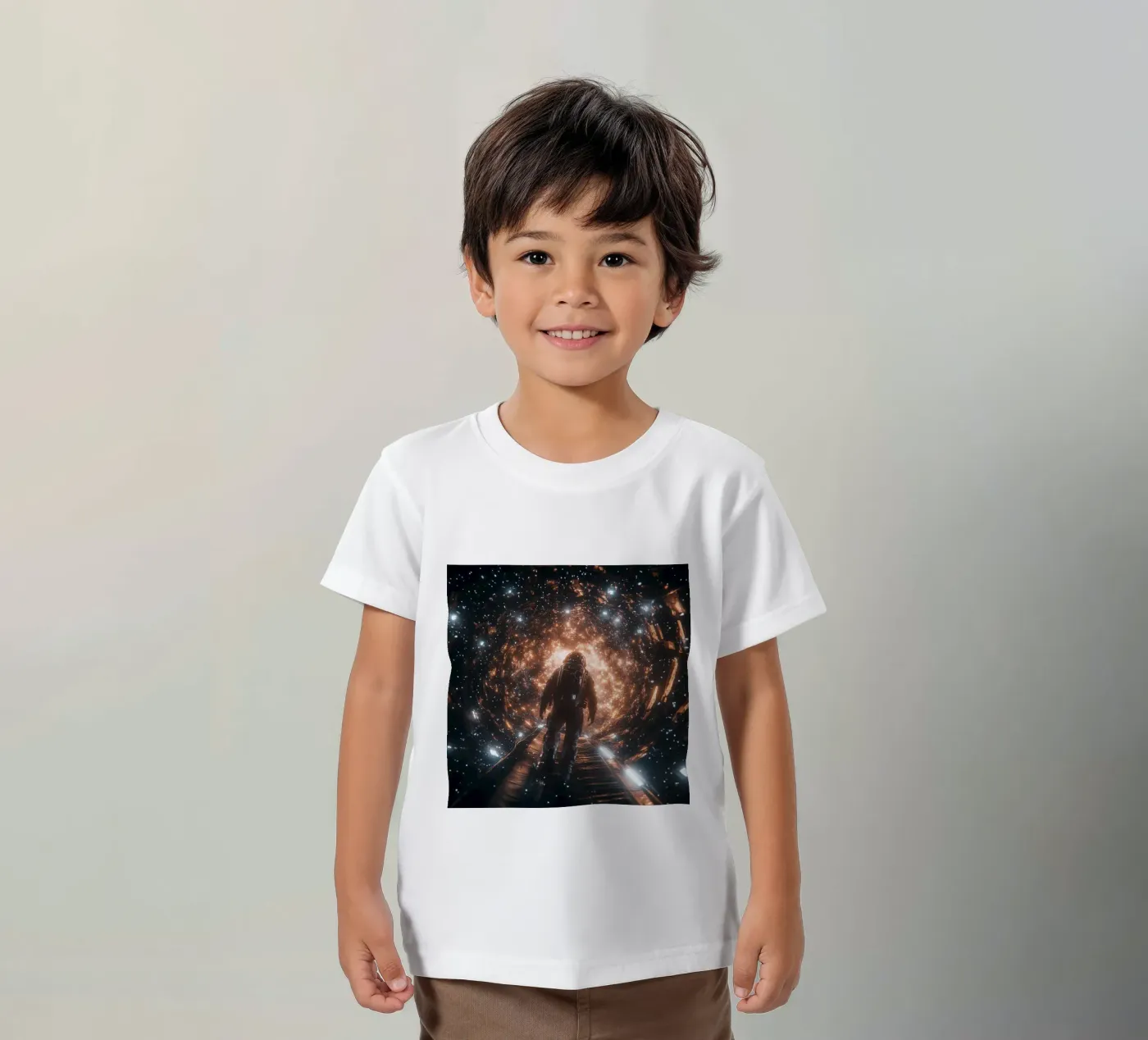 Arrival kinder t-shirt van Stellar Dream Art