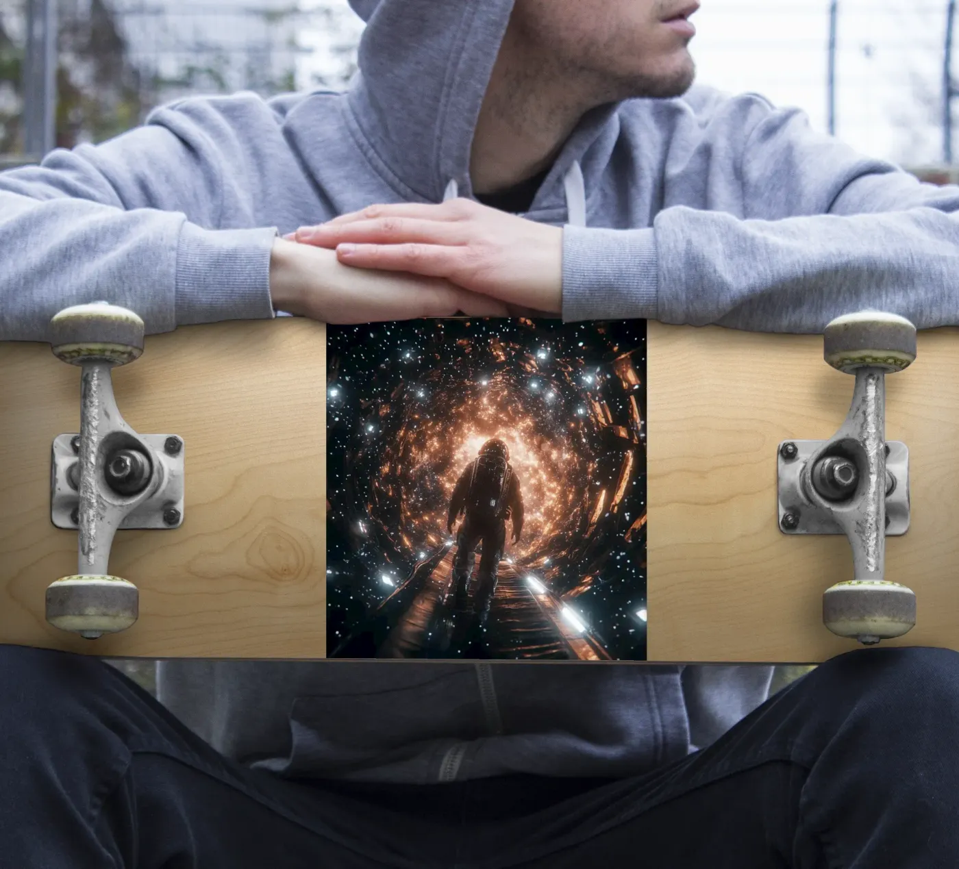 Arrival sticker van Stellar Dream Art