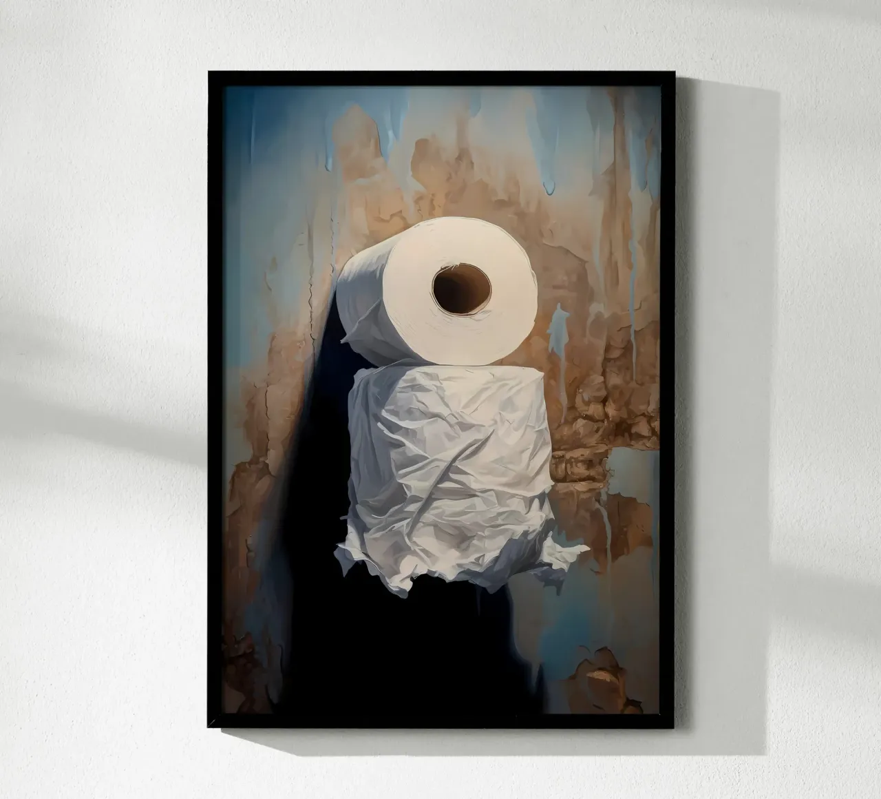 Toilettenpapier-Stillleben Hahnemühle von Adrian Patel