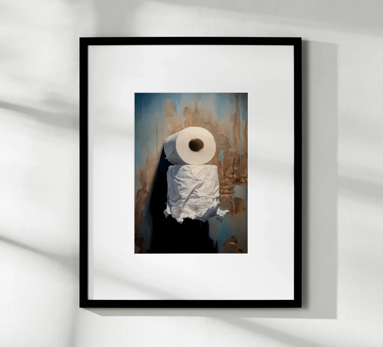 Toilettenpapier-Stillleben Hahnemühle von Adrian Patel