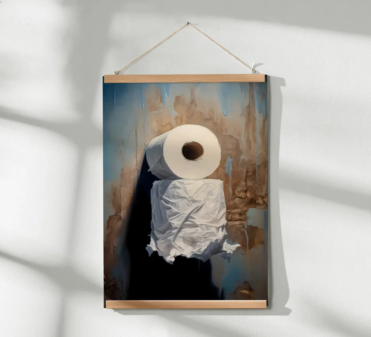 Toilettenpapier-Stillleben Hahnemühle von Adrian Patel
