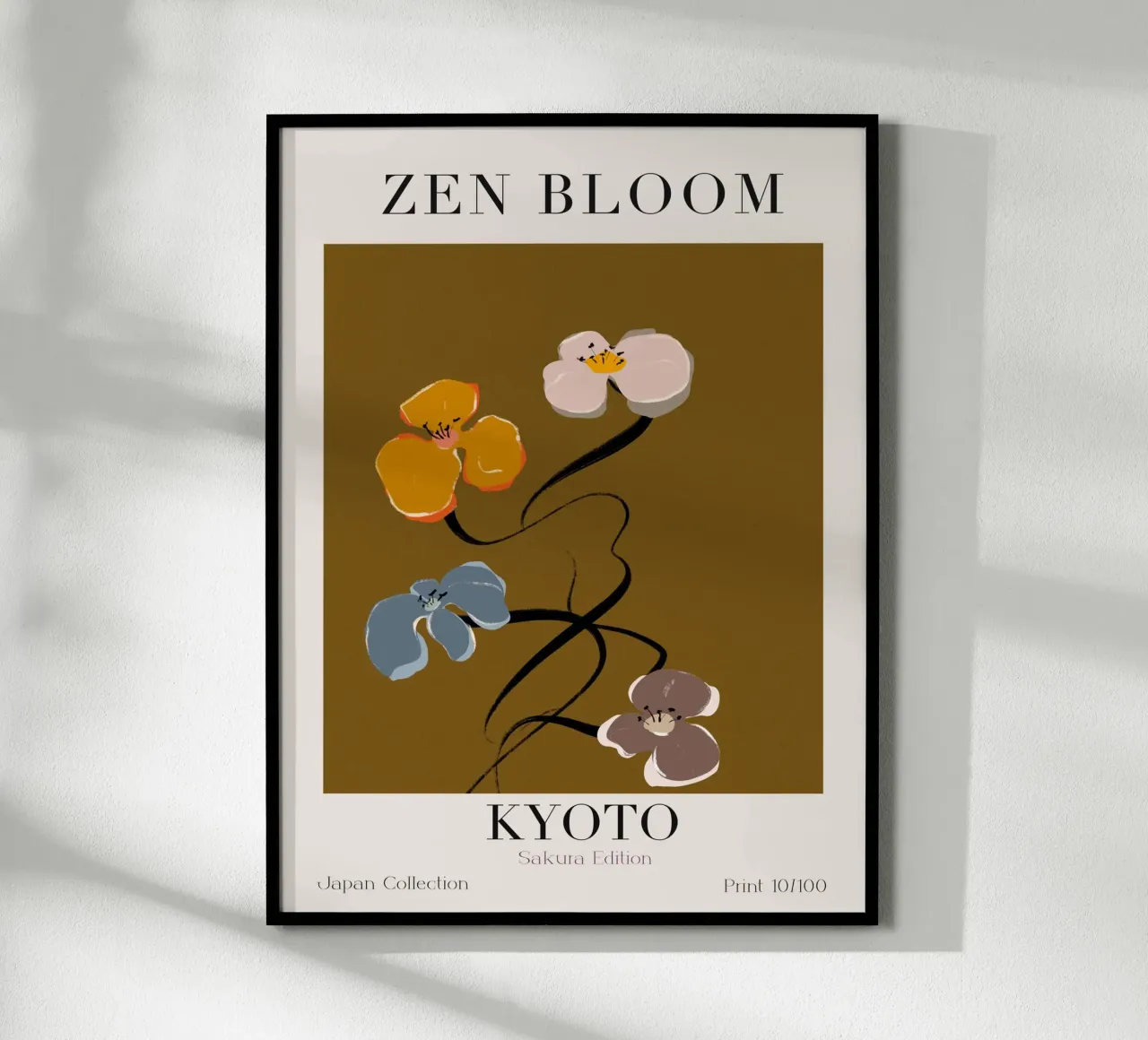 Zen Bloom Kyoto No 08 poster da treechild