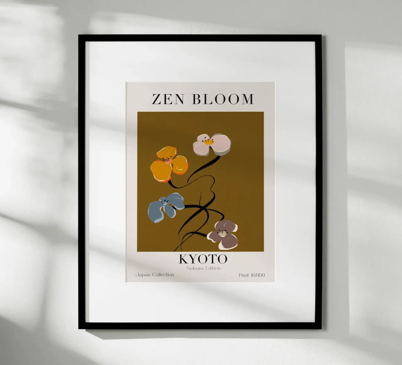 Zen Bloom Kyoto No 08 poster da treechild