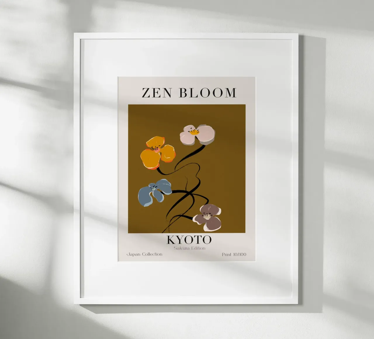 Zen Bloom Kyoto No 08 poster da treechild