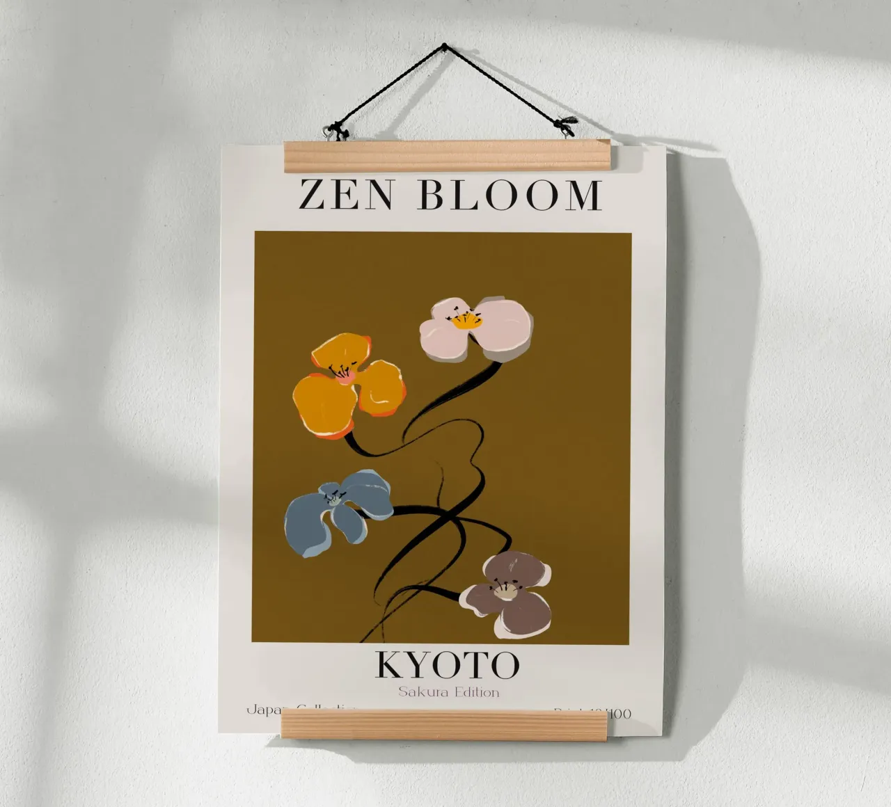 Zen Bloom Kyoto No 08 poster da treechild