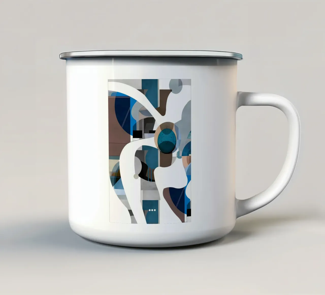 Metà secolo 46 tazza in smalto da Aiden Garcia
